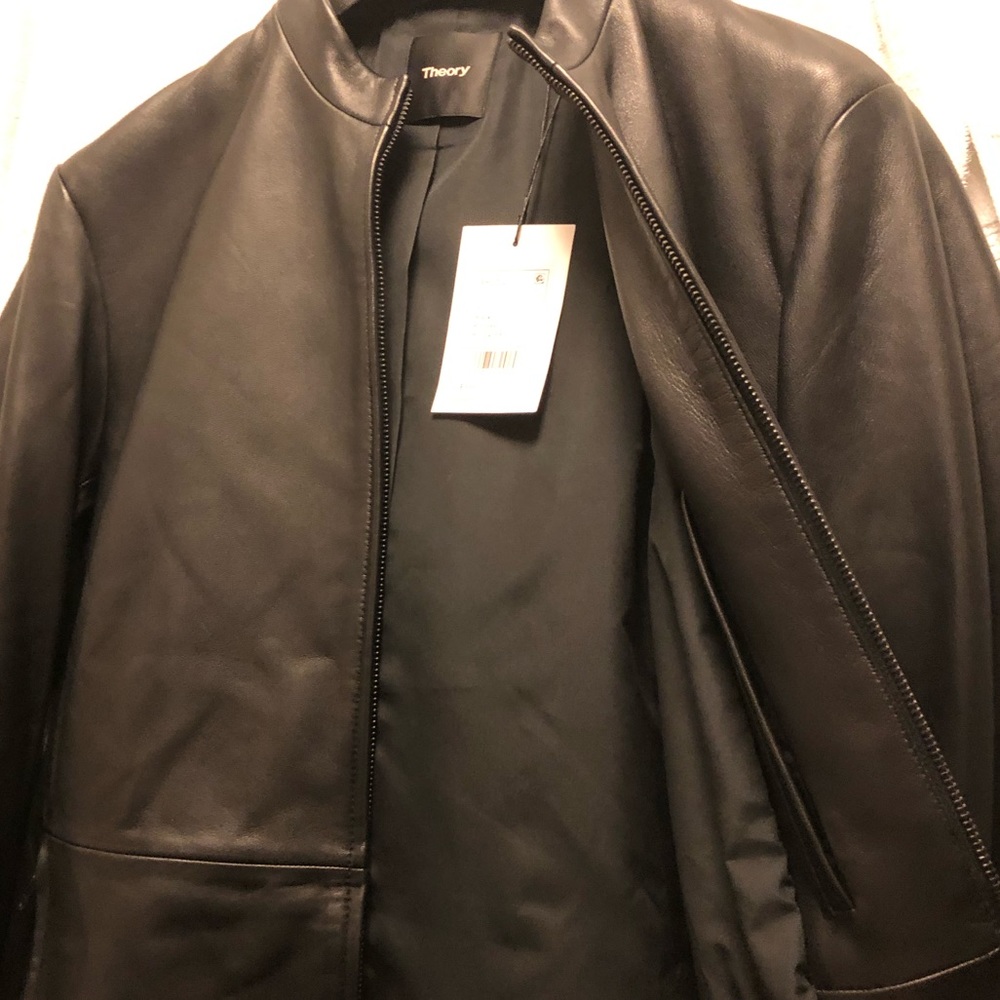 Men’s Theory, arvid lamb skin jacket, soft supple. - Picture 5 of 10